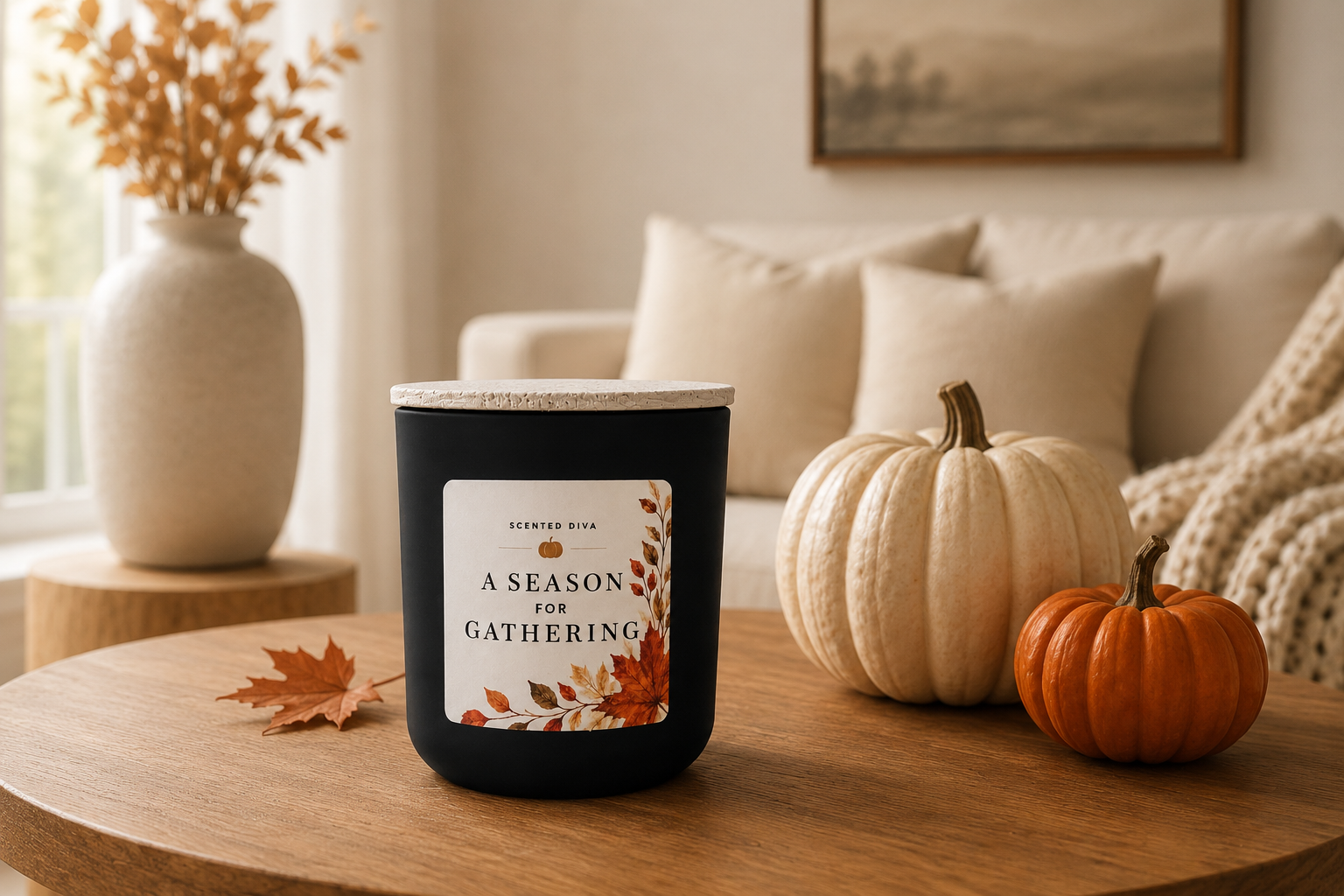 Season For Gathering Black Classic Jar 14 oz