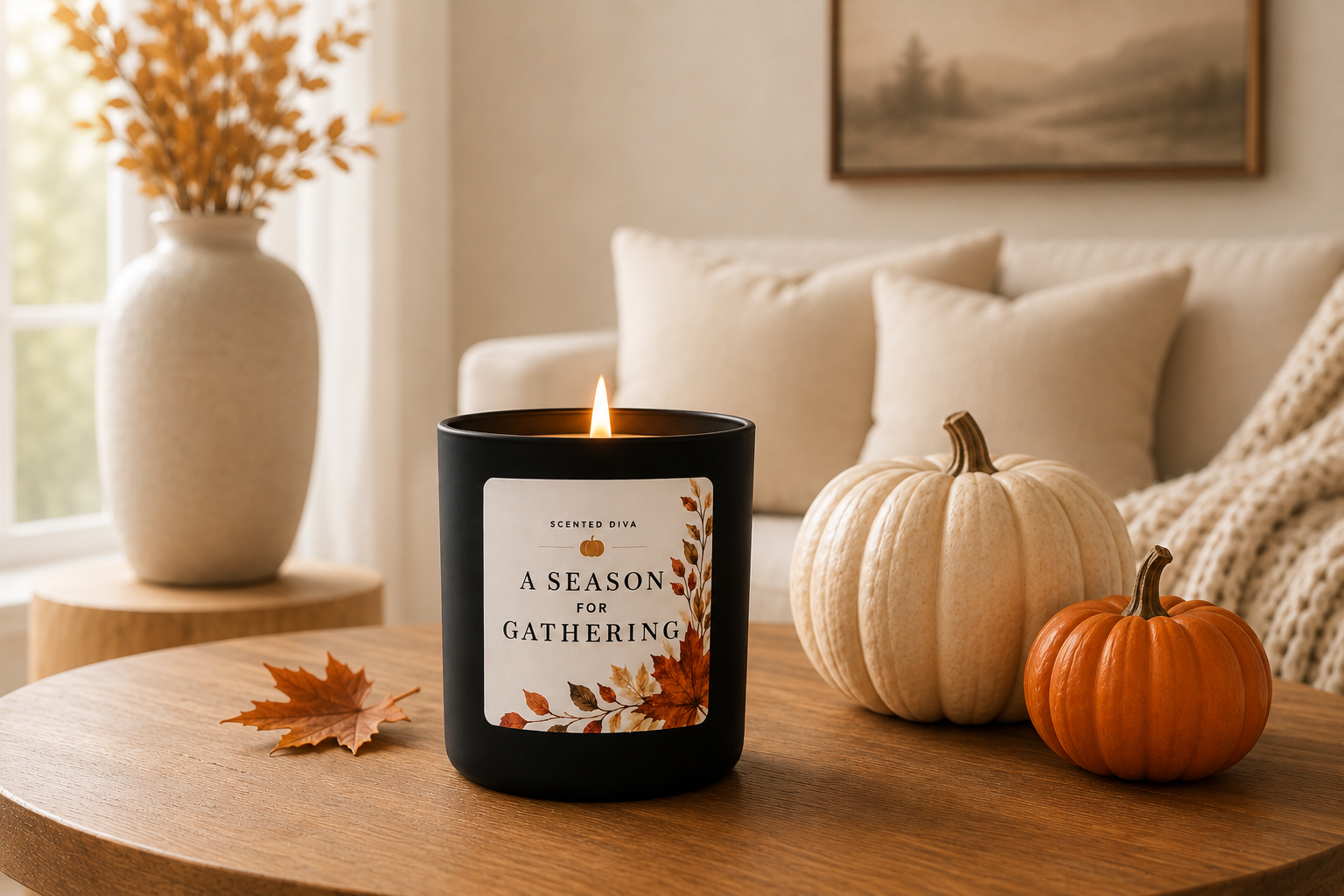 Season For Gathering Black Classic Jar 14 oz