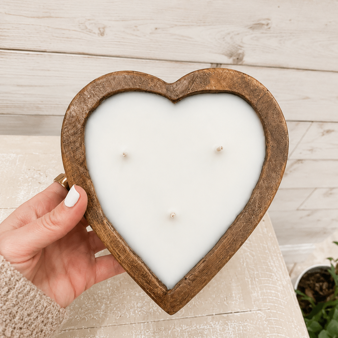 SweetHeart Wooden Bowl