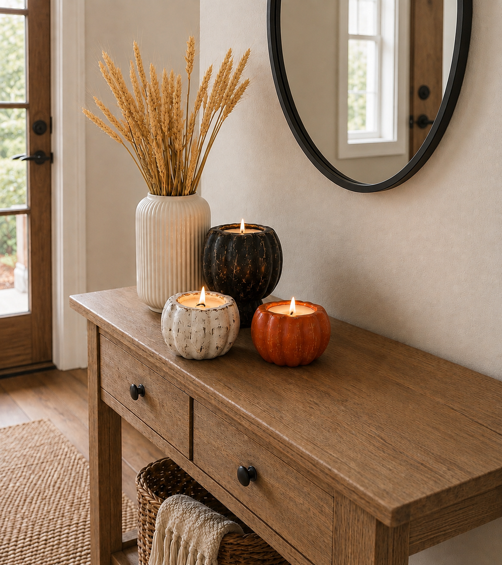 Pumpkin Clay Candle