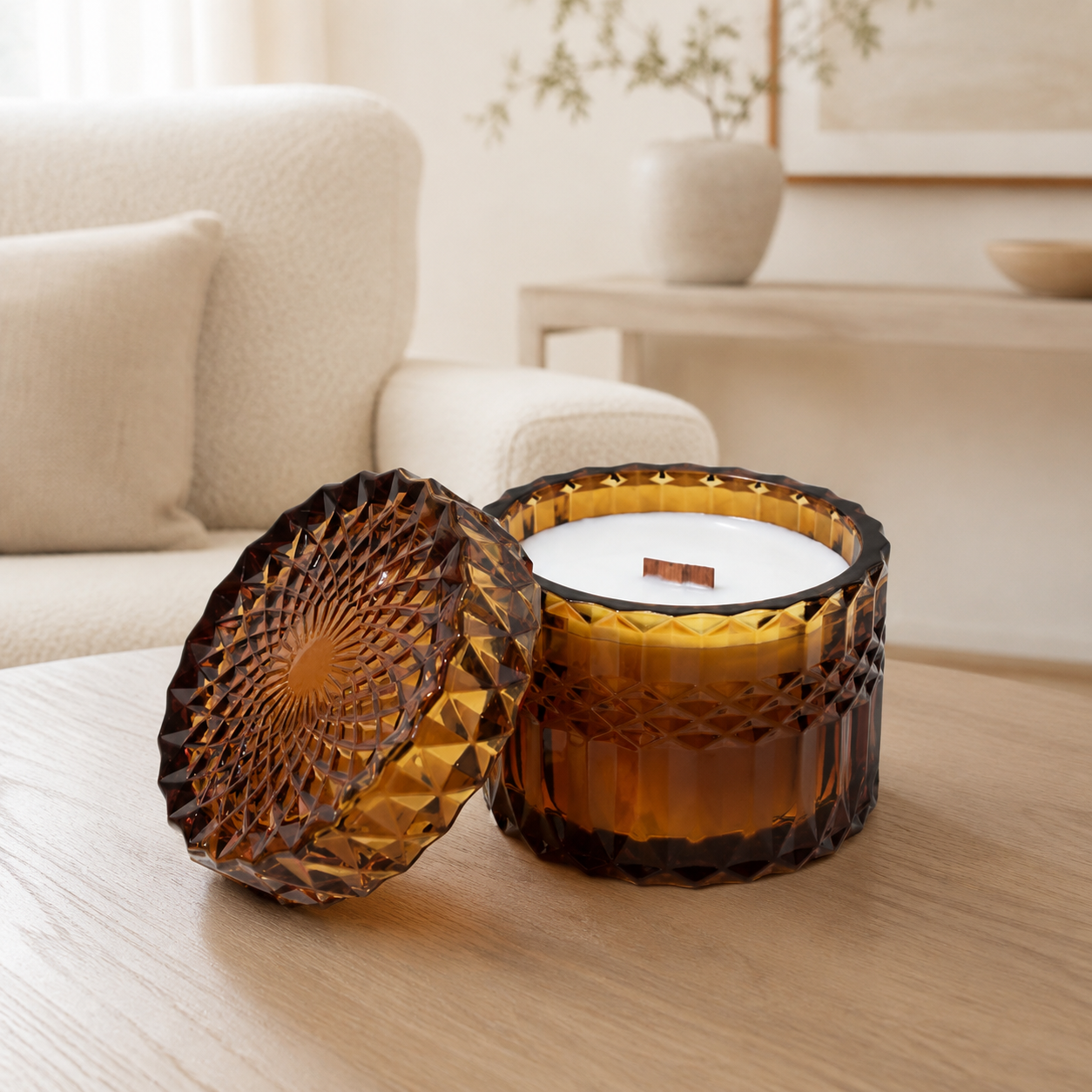 Vintage Inspired Glass Vessel