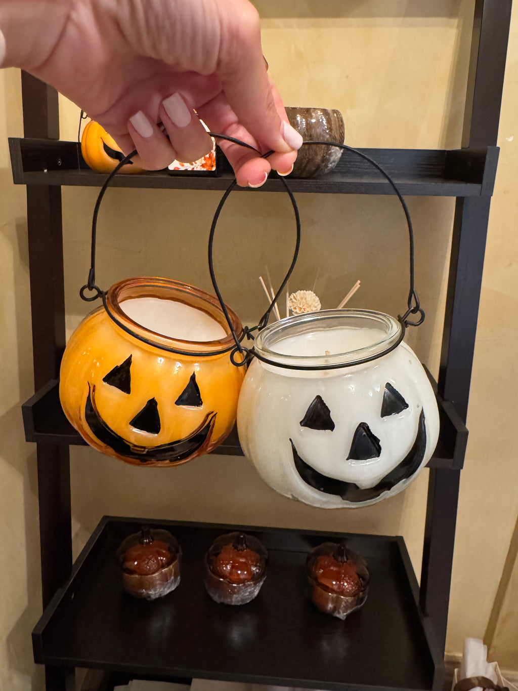 Boo’ Jack-O’-Lantern Candle