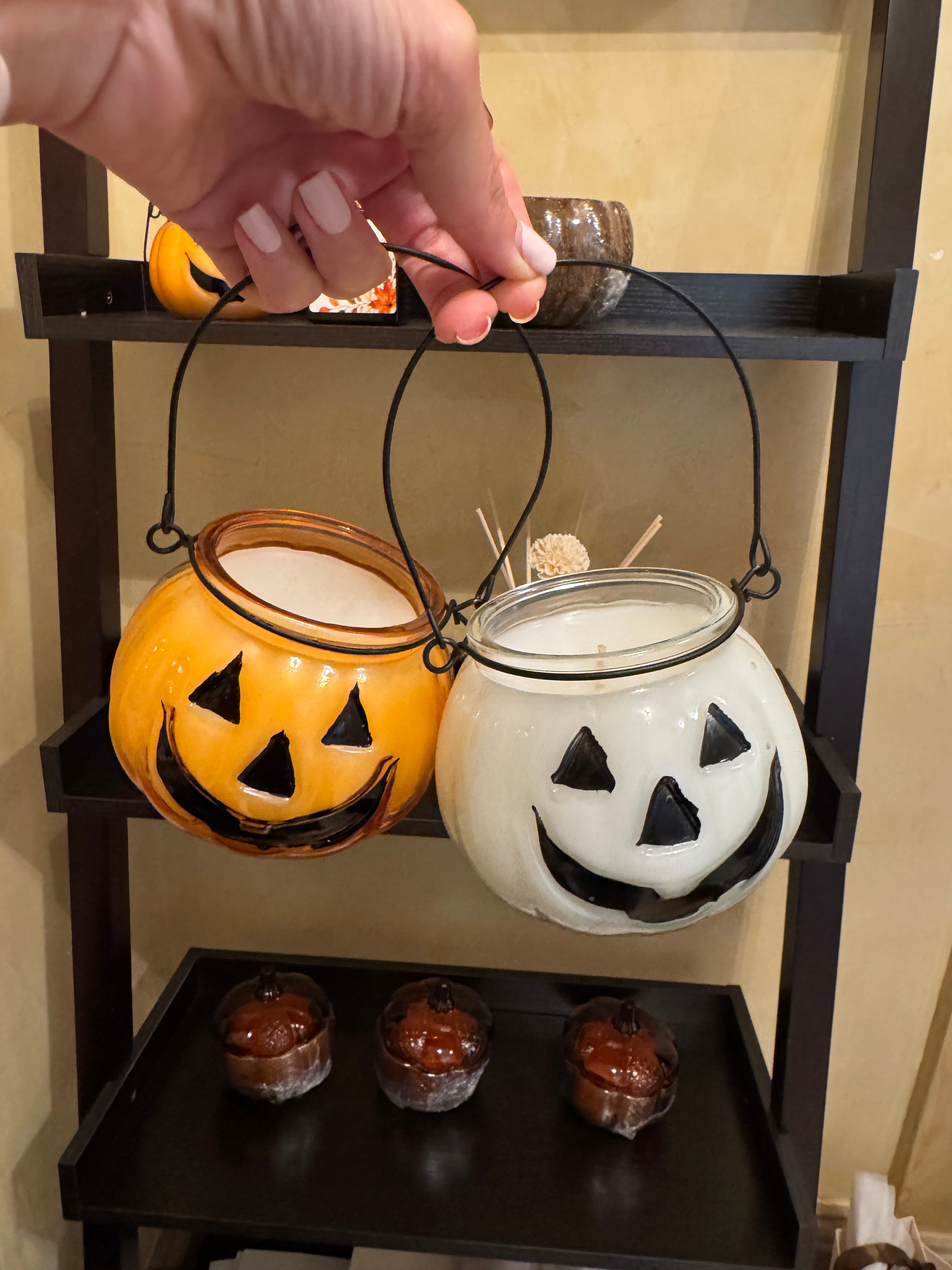 Boo’ Jack-O’-Lantern Candle
