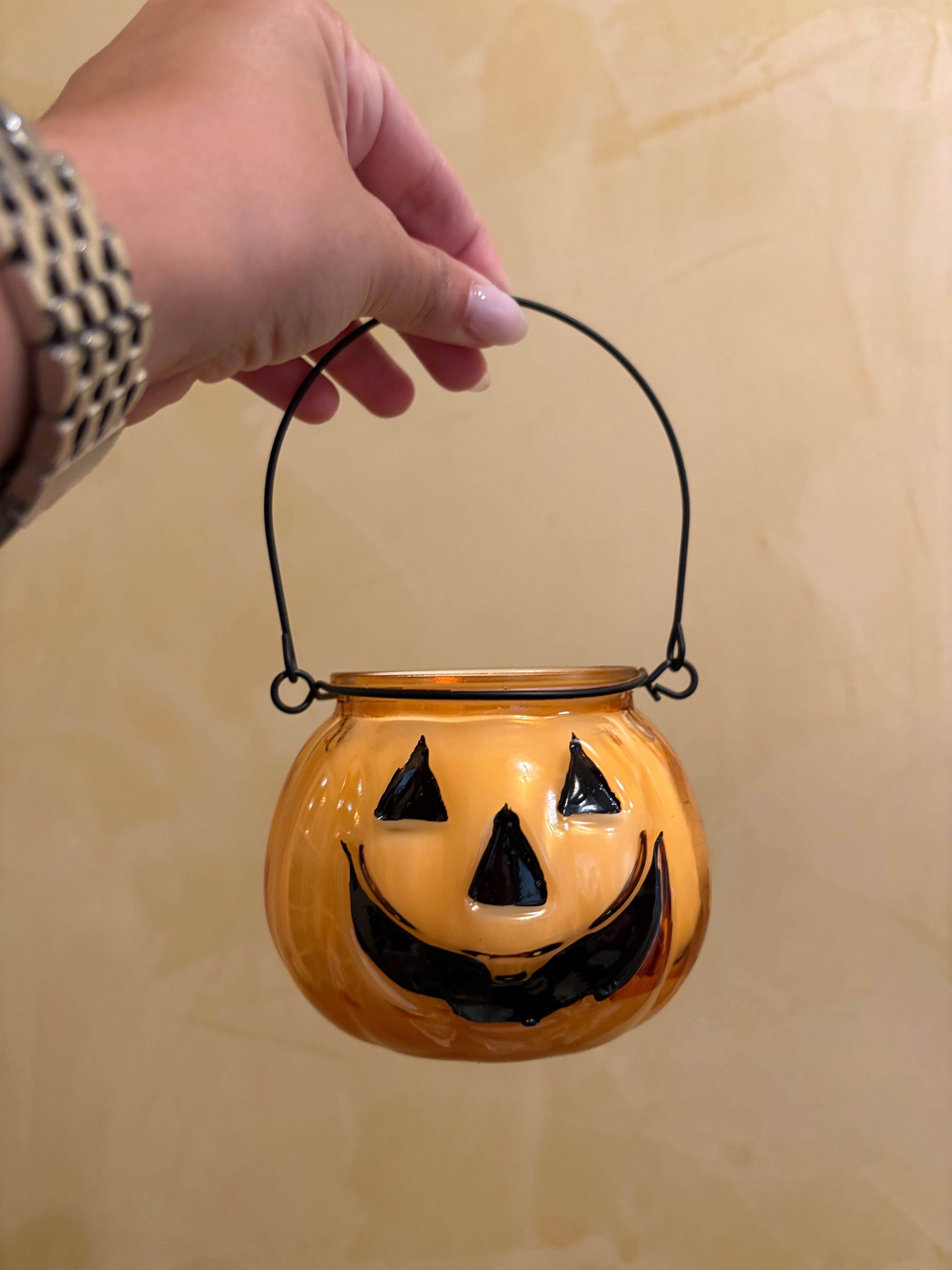 Boo’ Jack-O’-Lantern Candle