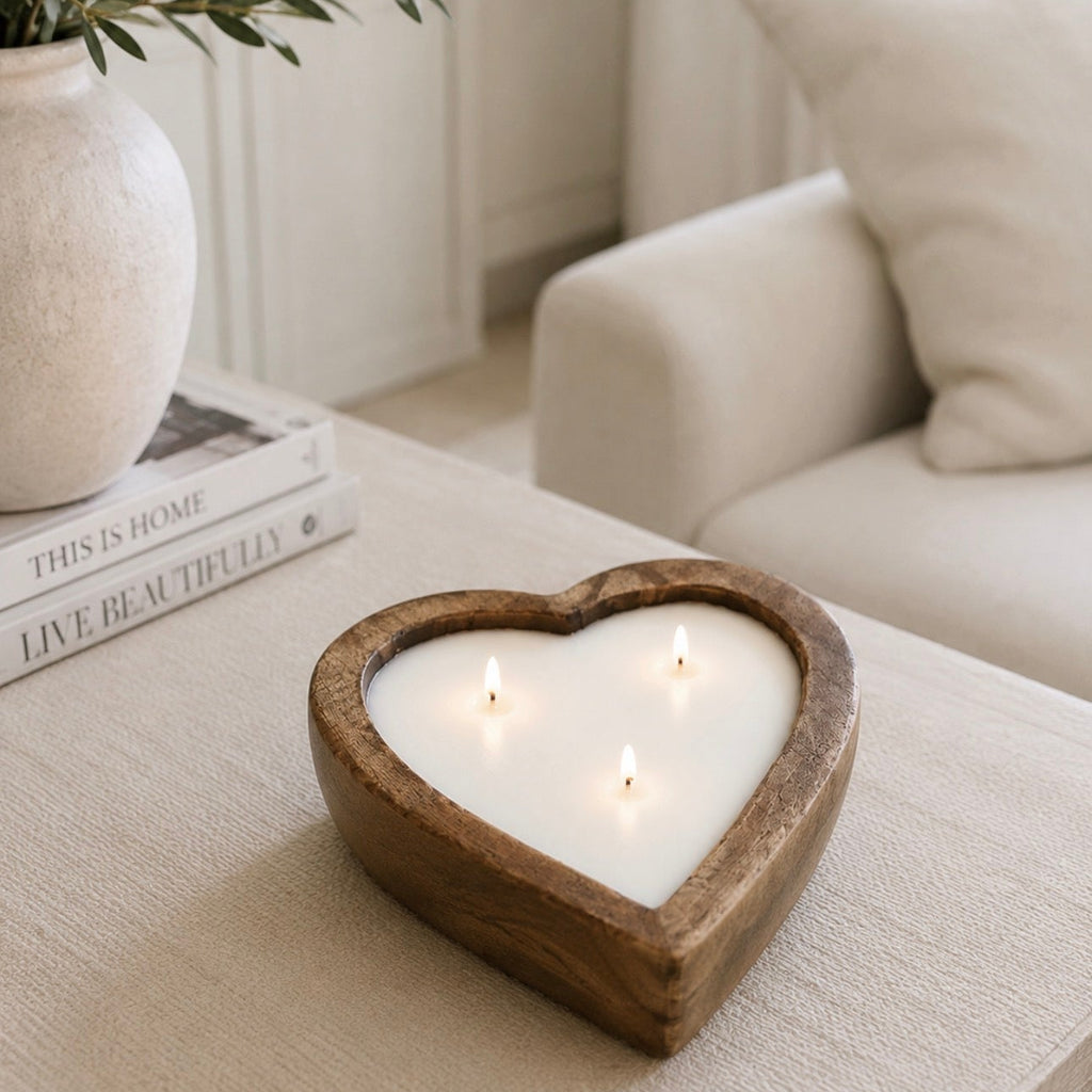SweetHeart Wooden Bowl